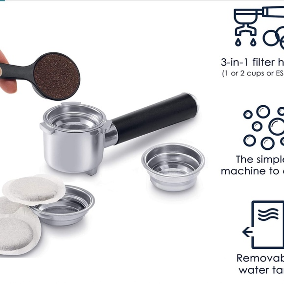 De'Longhi 15 Bar Pump Espresso and Cappuccino Machine with Premium Adjustable Fr - Picture 6 of 8